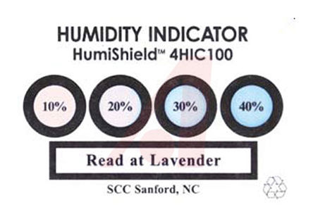 SCS - 4HIC100 - SCS 4HIC100 100װ Ӣ īֽȻ ESD ǩ "Humidity Indicator", 2 x 3in		