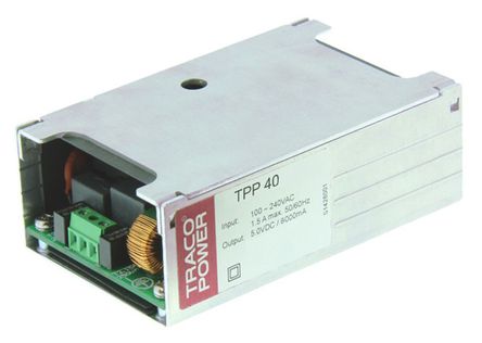 TRACOPOWER - TPP 40-115 - TRACOPOWER 40W  ǶʽģʽԴ SMPS TPP 40-115, 120 to 370 V dc, 85 to 264 V ac, 15V dc, 2.67A, 91%Ч, ܷװ		