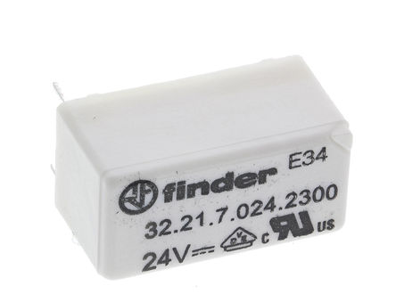 Finder - 32.21.7.024.2300 - Finder 32.21.7.024.2300  PCB װ Ǳ̵, 6 A, 24V dc		