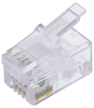 Molex - 90075-0027 - Molex 4P4C· °װ RJ11 ͷ 90075-0027, ͭо		