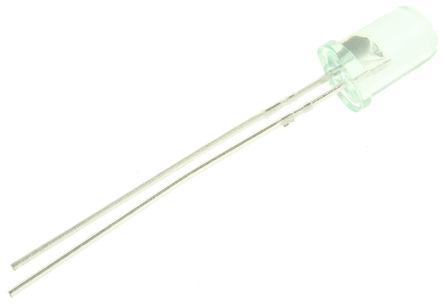 Broadcom - HLMP-C523 - Broadcom ɫ (570 nm ) LED HLMP-C523, 2.2 V, 70 mcd, 25 ӽ 5mm (T-1 3/4) ͨ		