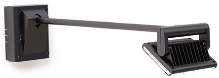 Steinel - XLED FL 100 Black - Steinel XLED FL ϵ 25 W IP44 LED  003906, 9 LED, 230  240 V, 182 x 175 x 1041 mm		