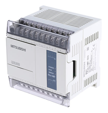 Mitsubishi - FX1N-14MT-DSS - Mitsubishi FX1N ϵ PLC CPU FX1N-14MT-DSS, 8000 , 14 I/O ˿, DIN찲װ, 12  24 V ֱ		