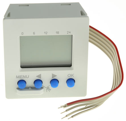 Theben / Timeguard - TR671top2 - Theben / Timeguard 1ͨ 氲װʱ TR671top2, ʱλ: Сʱ, 3 V ֱԴ		