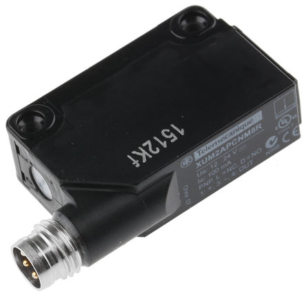 Telemecanique Sensors - XUM2APCNM8R - Telemecanique Sensors 15 m LED Դ ״ ֱͨ 紫 XUM2APCNM8R, PNP, 4  M8 , IP65, IP67		