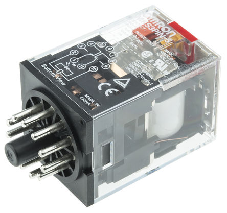 Omron - MKS3PIN5AC230 - Omron MKS3PIN5AC230 3 ˫ PCB װ Ǳ̵, 10 A, 230V ac		