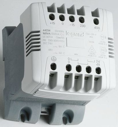 Legrand - 0 442 35 - Legrand 250VA DIN ѹ 0 442 35, :230V ac, 400V ac μ:24V ac, DIN 		