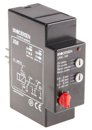 Brodersen Systems - XM-S1 - Brodersen Systems XM-S1 ϵ ๦ ʱ̵ XM-S1/RS, 0.6  С 60, ˫, 1, SPDT, 10.5  265 V /ֱ		