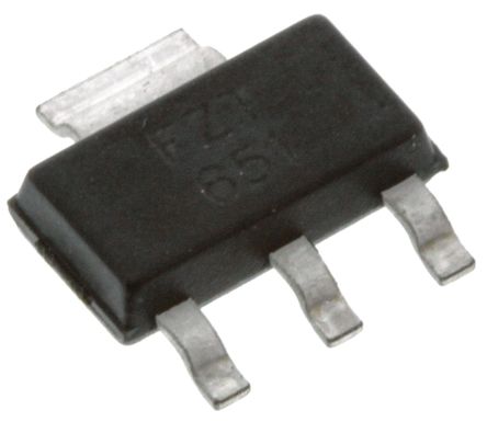 DiodesZetex - FZT651TA - DiodesZetex FZT651TA , NPN , 3 A, Vce=60 V, HFE:40, 175 MHz, 3 + Tab SOT-223װ		