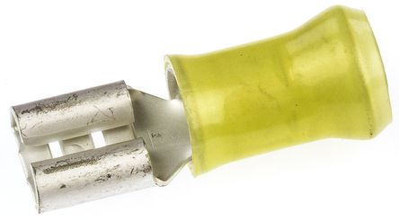 TE Connectivity - 160314-2 - TE Connectivity PIDG FASTON .250 ϵ ɫ Ե ѹӲ 160314-2, 6.35 x 0.81mm, ƻͭо		