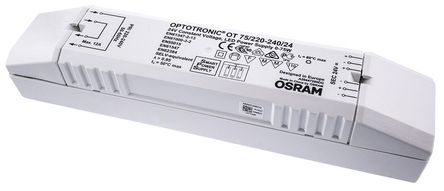 Osram - OT75/220-240/24 - Osram OPTOTRONIC OT ϵ LED  OT75/220-240/24, 220  240 V, 24V, 3.13A, 75W		