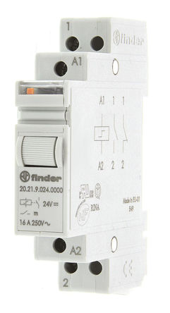 Finder - 20.21.9.024.0000 - Finder 20.21.9.024.0000  DIN  ̵, 24V dc		