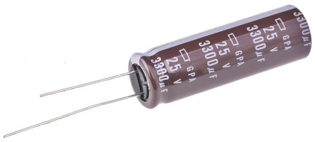 Nippon Chemi-Con - EGPA250ELL332MK40S - Nippon Chemi-Con 25 V ֱ 3300F ͨ  EGPA250ELL332MK40S, 20%ݲ, 500m(ֵ), +125C, K40װ		