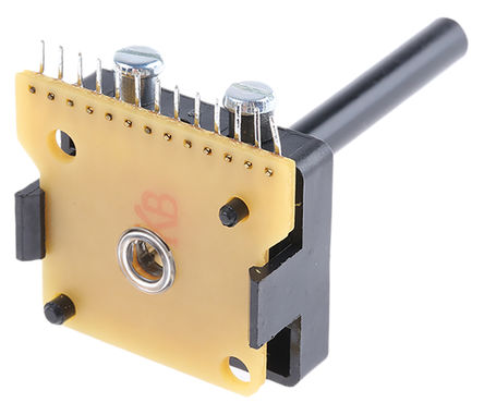 Apem - PT 6002 - Apem 12λ ת PT 6002, SP12T , 250V ac/dcѹ, 500 mA @ 250 V , 35.25 x 31 x 61.7mm		