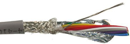 Alpha Wire - 5120C SL005 - Alpha Wire Supra Shield, XTRA-GUARD 1 ϵ 30m 10 о  ϩ PVC  ҵ 5120C SL005, 300 V, 0.23 mm2 , - 30  +80 C		