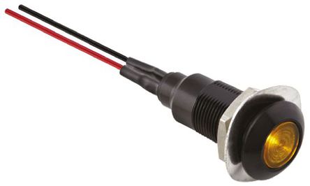 Marl - 677-521-21-53 - Marl 677-521-21-53 7 mm  ɫ LED ָʾ, ƬӶ, 8.1 x 7.5mmװ׳ߴ, 12 V ֱ		