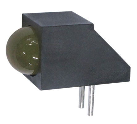 Kingbright - L-73CB/1YDA - Kingbright L-73CB/1YDA ɫ ֱ LED ָʾ, 60 , 1 LED, 2.5 V, ͨװװ		