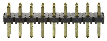 Samtec - TLW-109-05-G-D - Samtec TLW Flex Stack ϵ 18· 2.54mmھ (2) ֱ Ź TLW-109-05-G-D, Ӷ˽, 3A, ͨ		