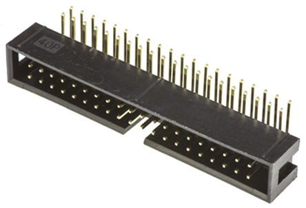 Amphenol - T821140A1R100CEU - Amphenol T821 ϵ 40· 2.54mmھ (2) ֱ PCB  T821140A1R100CEU, Ӷ˽, 3A, ͨ		