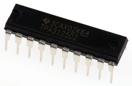 Texas Instruments - TPA3125D2N - Texas Instruments TPA3125D2N D  1 ͨ/2 ͨ ƵŴ IC, +85 C, 10 W @ 8 , 20 PDIPװ		