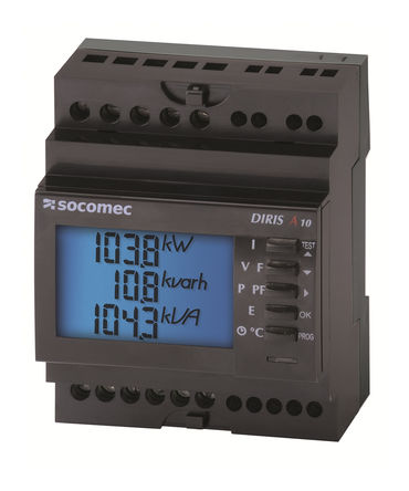 Socomec - 4825 0011 - Socomec DIRIS A10 ϵ 4825 0011 2, 3  LCD ֹʱ, 0.1 %		