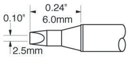 OK International - STTC-136P - OK International STTC ϵ, 2.5 mm 30 ֱ ͷ		