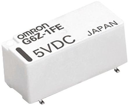 Omron - G6Z1FEA12DC - Omron 单刀双掷 PCB 高频继电器 G6Z1FEA12DC, 2.6GHz, 12V dc		