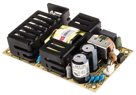 RS Pro - RPT-75C - RS Pro 72W 3 ǶʽģʽԴ SMPS RPT-75C, 127  370 V dc, 90  264 V ac, 5 V dc, 15 V dc		