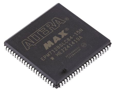 Altera - EPM7128SLC84-15N - EPM7128SLC84-15N,  7000Sϵ ӿɱ߼豸 CPLD, EEPROM洢, 128굥Ԫ, 68 I/O, 8߼, ISP, 84 PLCCװ		