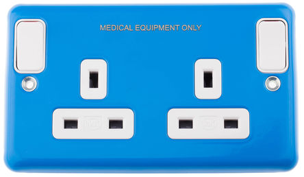 MK - K2947CE BLU - MK Albany Plus ϵ IP2XD 2 RAL5015 ֣Ʋ G  - Ӣʽ Դ K2947CE BLU, 迪, 13A, 230V ac		