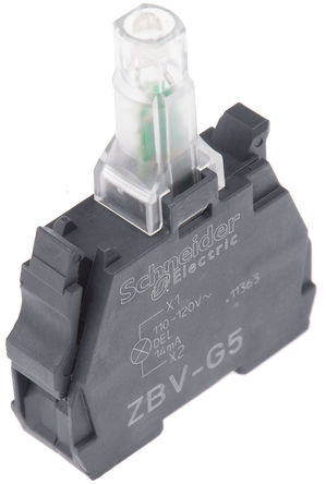 Schneider Electric - ZBVG5 - Schneider Electric XB4 XB5 ϵ  ZBVG5, ɫ LED, ݶӶ		