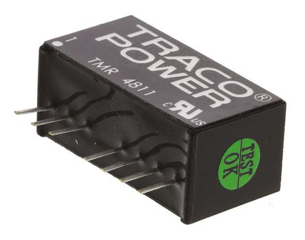 TRACOPOWER - TMR 4811 - TRACOPOWER TMR 2 ϵ 2W ʽֱ-ֱת TMR 4811, 36  75 V ֱ, 5V dc, 400mA, 1.6kV dcѹ, 78%Ч, SIP 8װ		