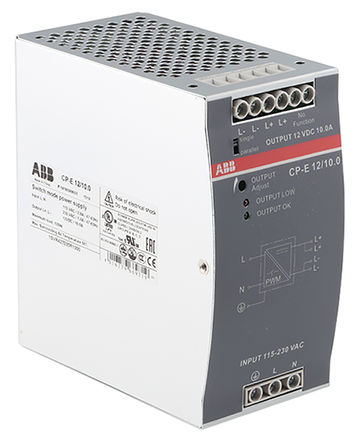 ABB - 1SVR427035R1000 - ABB CP-E ϵ 120W ģʽ DIN 尲װԴ 1SVR427035R1000, 84%Ч, 230V ac, 10A, 12V dc 12V dc/		