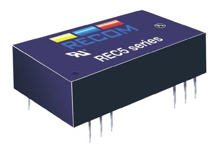 Recom - REC5-2415SRWZ/H4/A - Recom REC5 ϵ 5W ʽֱ-ֱת REC5-2415SRWZ/H4/A, 9  36 V ֱ, 15V dc, 340mA		