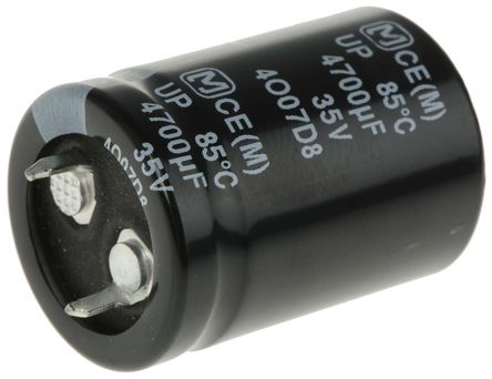 Panasonic - ECEC1VP472BJ - Panasonic HA ҧʽ ϵ 35 V 4700F ͨ  ECEC1VP472BJ, 20%ݲ, +85C		