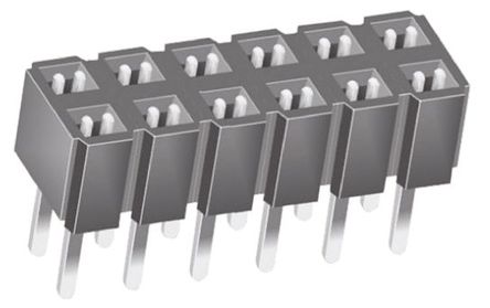 Samtec - CES-106-01-T-D - Samtec CES ϵ 2 12· ֱ 2.54mmھ ͨ ӡˢ· CES-106-01-T-D, ͨ׶˽, ԰		