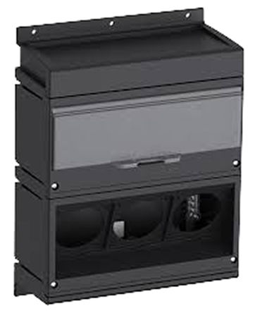 ABB - Mod.Kombi empty_2 black - ABB Kombi ϵ ɫ  DIN 찲װ 2CMA101660R1000, 16  32A, IP44		