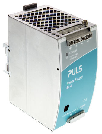 PULS - SL4.100 - PULS 96W ģʽ DIN 尲װԴ SL4.100, 88%Ч, 120V ac, 4A, 24V dc 24V dc/		