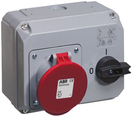 ABB - 2CMA167727R1000 - 463MHS6 - ABB Critical & Safe ϵ ɫ IP44 ֱ л 3PN+E  2CMA167727R1000 - 463MHS6 , ӵλ 6h,  63A, 415 V		