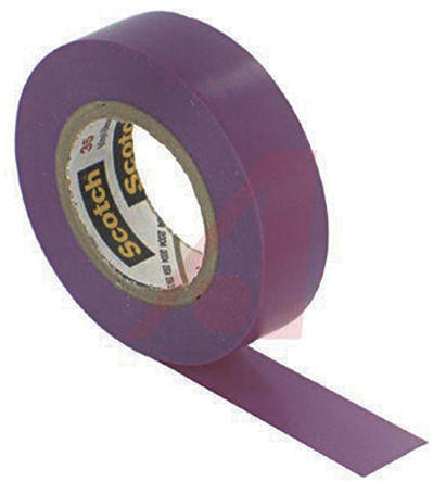 3M - 35-VIOLET-1/2 - 3M ɫ ϩ Ե 35-VIOLET-1/2, 6.09m x 0.5in x 0.178mm		