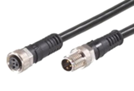 Brad - 120087-8704 - Brad 120087 ϵ 1200878704 IP67 M8   M8 , 3 A 60 V 0.25 mm2, 24 AWG		