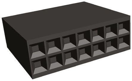 TE Connectivity - 1-87456-0 - TE Connectivity AMPMODU Mod IV ϵ 2.54mm ھ 2  14 · ĸ °װ PCB  1-87456-0		