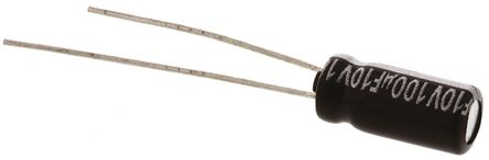 Panasonic - EEUEB1A101S - Panasonic EB(A) ϵ 10 V ֱ 100F ͨ  EEUEB1A101S, 20%ݲ, +105C		