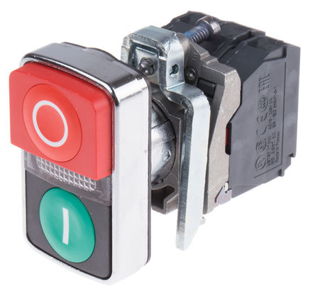 Schneider Electric - XB4BW73731M5 - Schneider Electric XB4 ϵ IP66IP69IP69K / ť XB4BW73731M5, 尲װ, 6 A 550 mA ֱ		