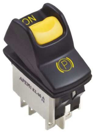 Apem - KL462AKXA125N01A65 - Apem KL462AKXA125N01A65 DPST ɫ/ɫ ̰忪,  - , 5A @ 24V ֱ, IP68		