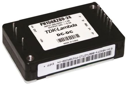 TDK-Lambda - PH-50A-280-5 - TDK-Lambda 50W ʽֱ-ֱת PH-50A-280-5, 200  425 V ֱ, 5V, 10A, 500V dcѹ, 86%Ч, 1/4 שװ		