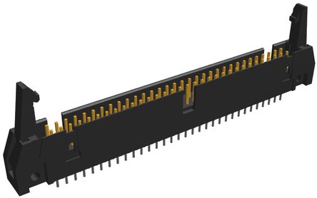 TE Connectivity - 1-5499923-2 - TE Connectivity AMP-LATCH ϵ 64· 2.54mmھ (2) ֱ PCB  1-5499923-2, Ӷ˽, 1A, ͨ		