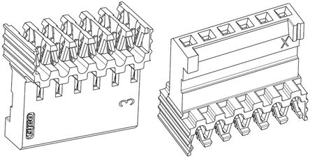 TE Connectivity - 144271-3 - TE Connectivity HE13, HE14 ϵ 3· 2.54mmھ ֱ ĸ IDC  144271-3, °װ		