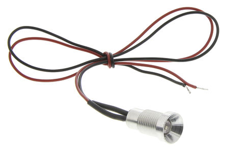 Oxley - OXL/CLH/80/24AC/FL30/Yellow - Oxley IP68 24 V  ɫ 尲װ LED ָʾ, 8mmװ, ߽Ӷ		