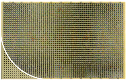 Roth Elektronik - RE200-C3 - Roth Elektronik RE200-C3,  Eurocard PCB, 38 x 61, 1mmֱ, 2.54 x 2.54mm׼, 160 x 100 x 1.5mm		